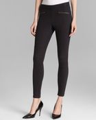 Hue Original Denim Moto Leggings - Lyst