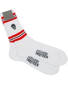 Alexander McQueen Skull Knit Sport Socks - Lyst