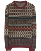 Etro Wool-Blend Sweater - Lyst