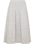 Derek Lam 10 Crosby Box-Pleat Skirt - Lyst