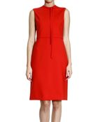 Valentino Smanicato Crepes Stretch Con Fiocco - Lyst