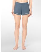 Calvin Klein Structure Pajama Shorts - Lyst
