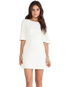 Alice + Olivia Maely Bell Sleeve Dress - Lyst