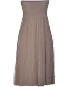 Manila Grace Short Dress - Lyst