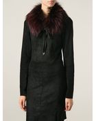 Yves Salomon Collar Scarf - Lyst