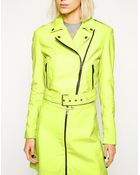 Muubaa Sembri Cropped Leather Biker Jacket - Lyst