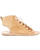 Ancient Greek Sandals Mache Suede Sandal - Lyst