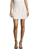 Halston Heritage Pintucked Ruffled Tulip Skirt - Lyst