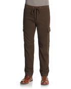 7 For All Mankind Knit Cargo Pants - Lyst