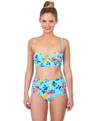 Betsey Johnson Prima Rose Bandeau Top - Lyst