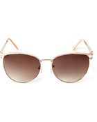 Forever 21 Cutout Dframe Sunglasses - Lyst