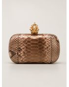 Alexander McQueen 'New Skull Punk' Clutch - Lyst