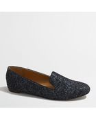 J.Crew Factory Addie Glitter Loafers - Lyst
