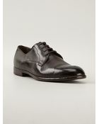 Dolce & Gabbana Laceup Shoe - Lyst