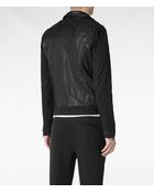 AllSaints Dial Leather Biker Jacket - Lyst