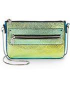 Milly Avril Holographic Leather Mini Bag - Lyst