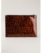 Givenchy Tortoiseshell Clutch - Lyst