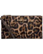 Michael Kors Michael Bedford Large Zip Clutch - Lyst