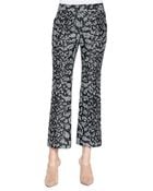 3.1 Phillip Lim Snake-Print Cropped Flared Pants - Lyst