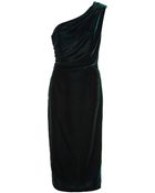 Cushnie et Ochs Velvet One Shoulder Dress - Lyst