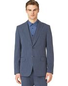 Calvin Klein Modern Fit Slub Chambray Jacket - Lyst