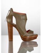 Ralph Lauren Collection Nappa Gemima Bootie - Lyst