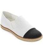 Enzo Angiolini Vayatama Canvas Flats - Lyst
