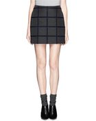 3.1 Phillip Lim Grid Cotton-Blend Skirt - Lyst