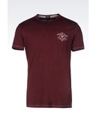 Armani Jeans T-Shirt In Cotton Jersey - Lyst
