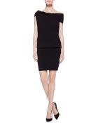 Donna Karan New York Off-The-Shoulder Twisted-Neck Dress - Lyst