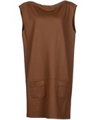 M. Grifoni Denim Short Dress - Lyst