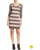 Banana Republic Factory Mixed Stripe Sweater Dress - Lyst
