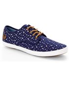 Fred Perry Navy Foxx Sneakers - Lyst