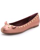 Marc By Marc Jacobs Studded Mouse Flats - Lyst