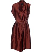Lanvin Knee-Length Dress - Lyst