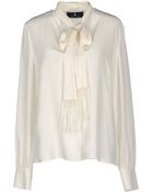 Rena Lange Long Sleeve Shirt - Lyst