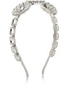Dolce & Gabbana Silverplated Swarovski Crystal Headband - Lyst
