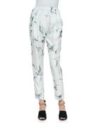 3.1 Phillip Lim Cropped Draped-Pocket Trousers - Lyst