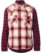 Diesel Checked Shirt - Lyst