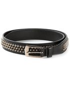 Saint Laurent Studded Belt - Lyst
