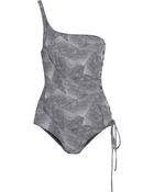 Shimmi Limor One-Shoulder Printed Swimsuit - Lyst