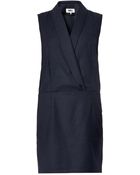 Maison Martin Margiela Tux-Style Wrap Dress - Lyst
