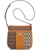 Nine West 9s Mixed Media Medium Crossbody - Lyst