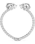 Alexander McQueen Double Skull Crystal Bangle - Lyst