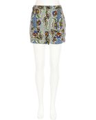 River Island Green Paisley Print Smart Shorts - Lyst
