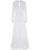 Temperley London Guinevere Corded Lace Gown - Lyst