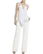 BCBGMAXAZRIA Brooke Sleeveless Draped Top - Lyst