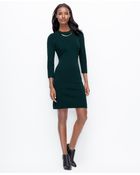 Ann Taylor 3/4 Sleeve Sweater Dress - Lyst
