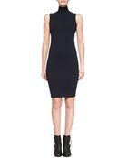 Acne Studios Compact Sleeveless Turtleneck Dress - Lyst