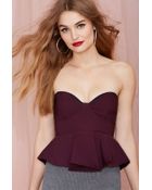 Nasty Gal On The Town Crop Top - Lyst